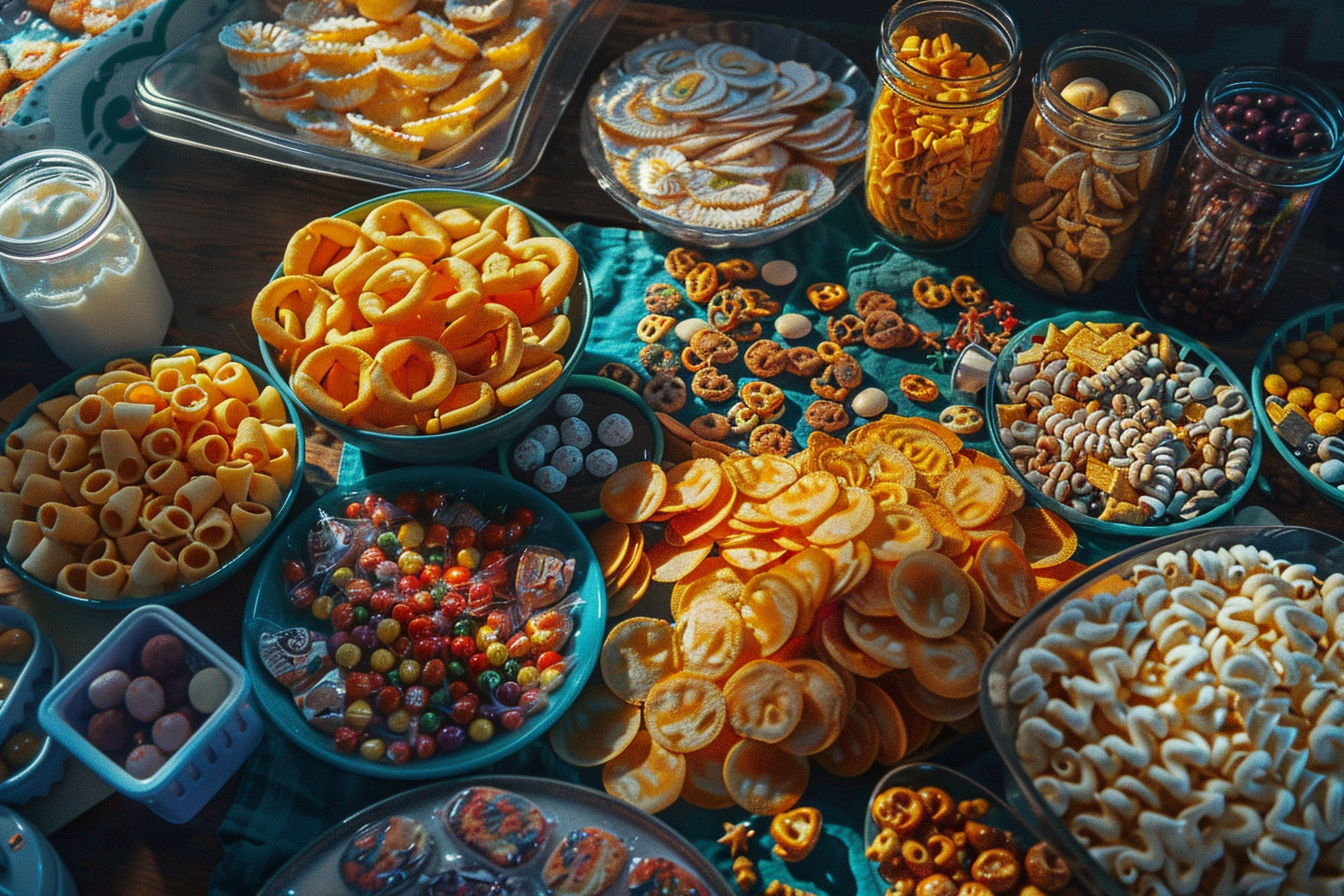 judgediesel. an image of different snacks on a table and there d370b5db 339f 4b18 a6e1 472eaa4b2502