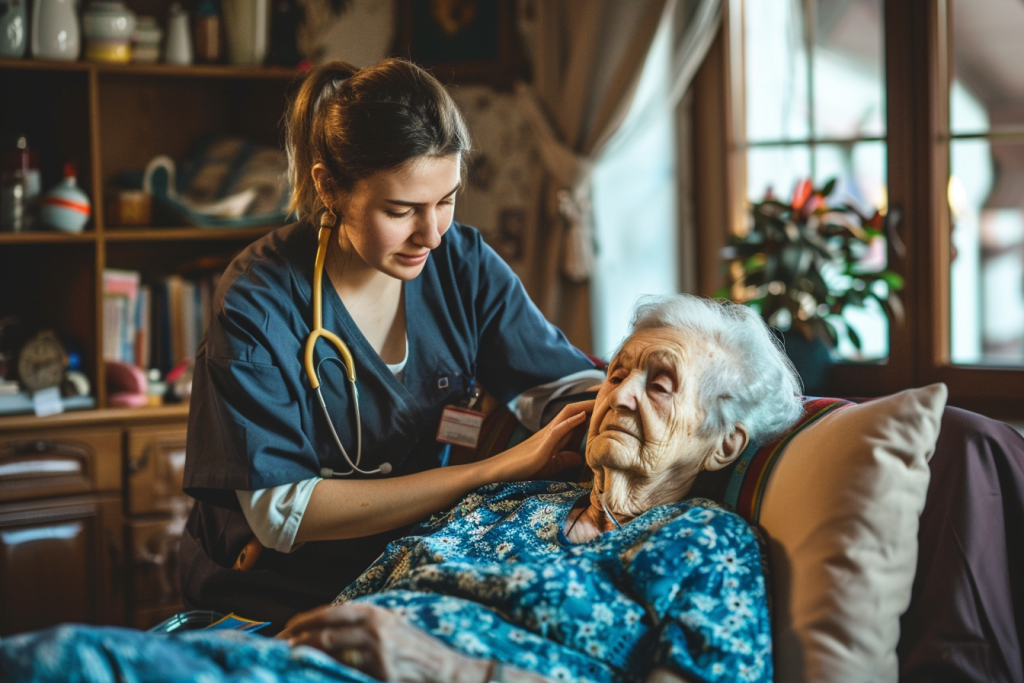 judgediesel. a photo of a nurse helping a parkinsons patient 8k 190d34ea c3b8 4389 959e 6d8477dc3ec7