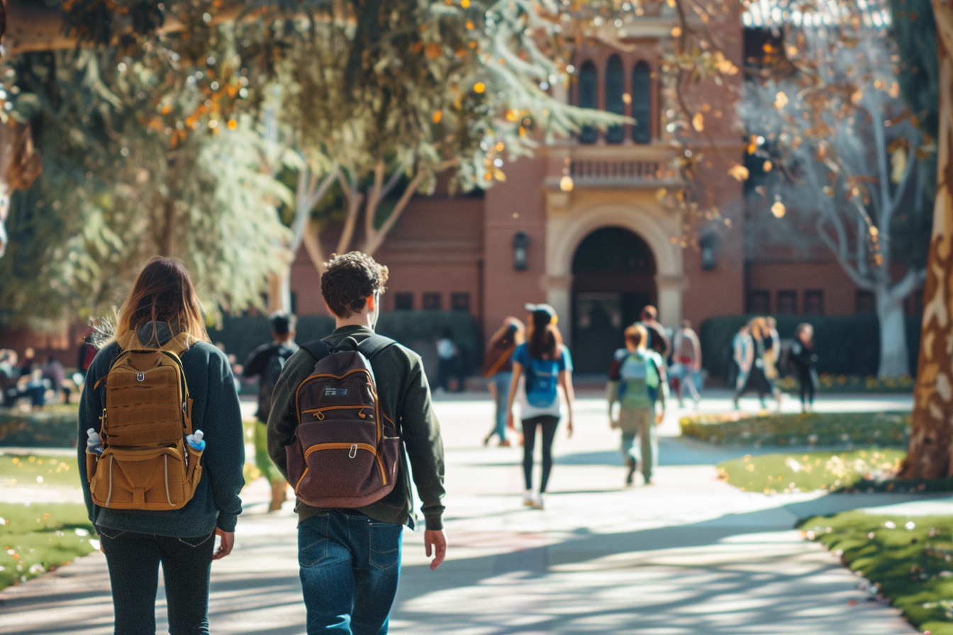judgediesel. a photo of college students in the campus 8k 18f61950 511b 4c22 ade0 fa8da49cb658