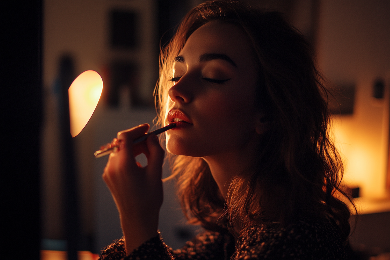 judgediesel. a 30 year old woman putting on make up 8k 27a6dcf2 1264 4641 b62d a159d50c81cd