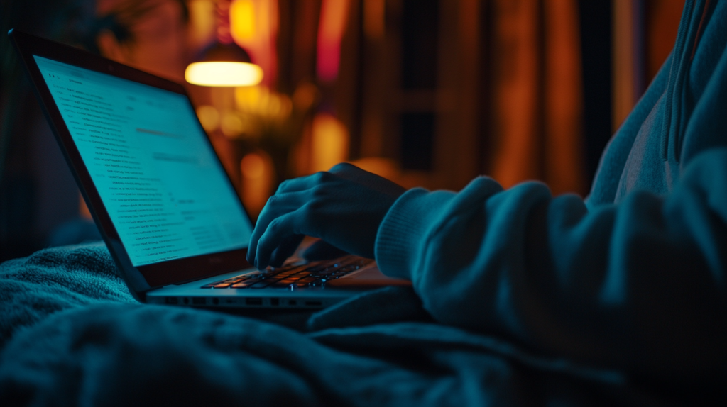 judgediesel. a person using a laptop 8k 9485a74e ea75 4031 9d35 21a5f008643c