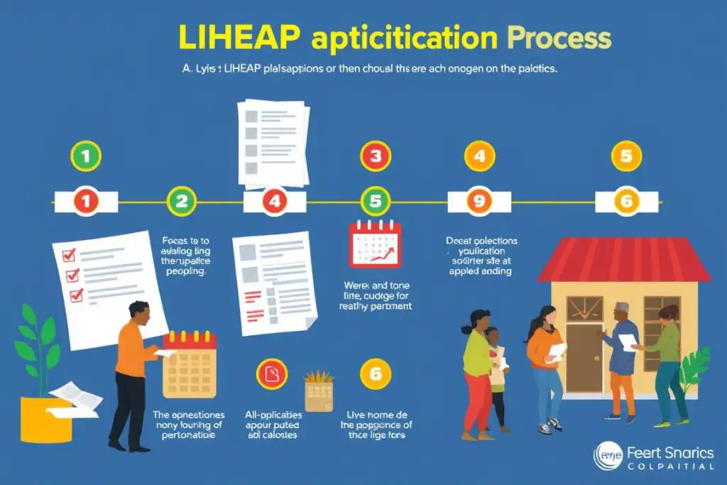 LIHEAP application process steps