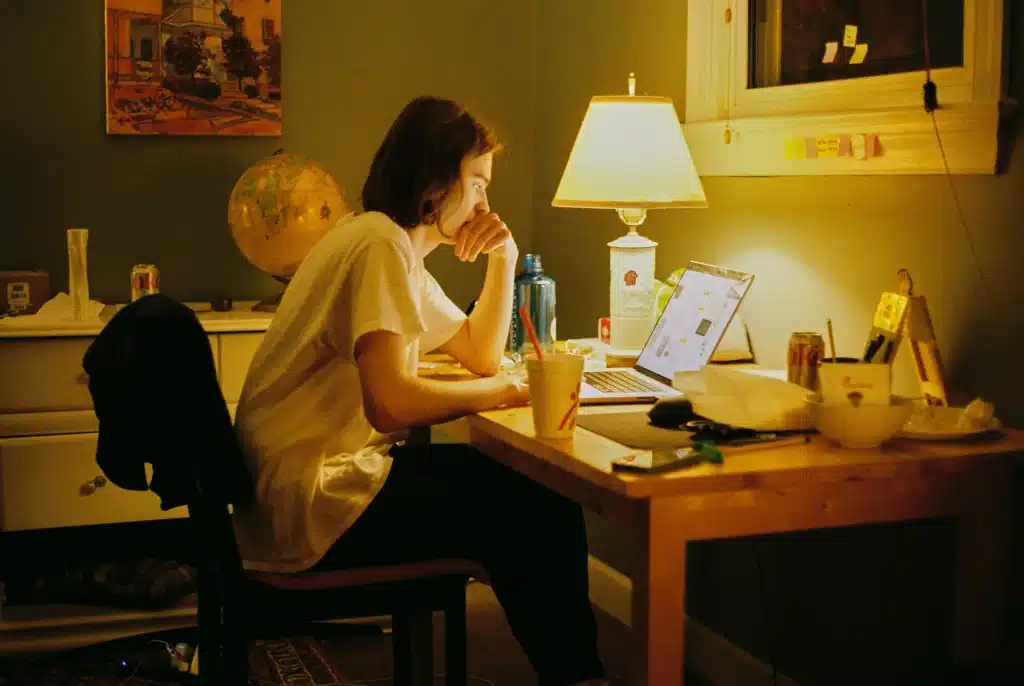 A research participant researching the side effects of a study
